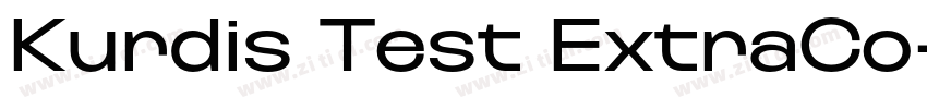 Kurdis Test ExtraCo字体转换